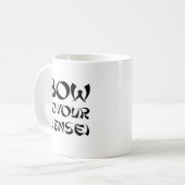 あなたのSENSEI 2への弓 コーヒーマグカップ (正面左)