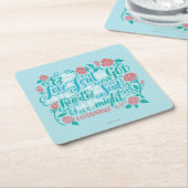 あなたのShalt愛主thy神 スクエアペーパーコースター (アングル)