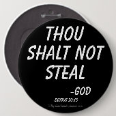 あなたのshalt盗まないため 缶バッジ (正面&裏面)