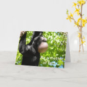 あなたのSiamangの考えることは梳きます カード (黄色い花)