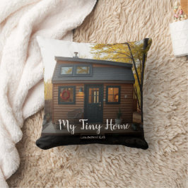あなたのTiny Homeモノグラムの名前 クッション