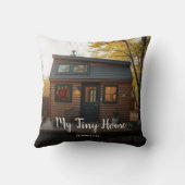 あなたのTiny Homeモノグラムの名前 クッション (裏面)