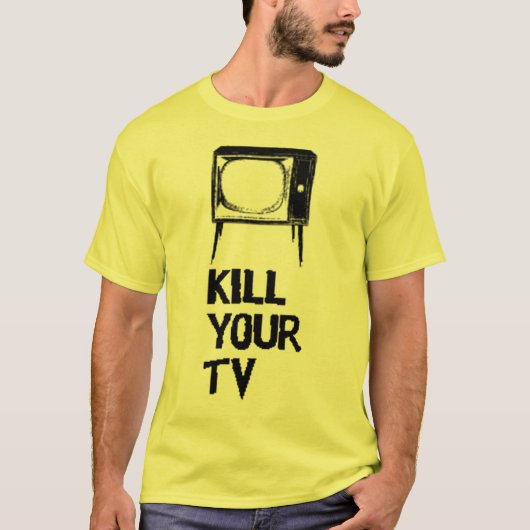 あなたのTVを殺して下さい Tシャツ (正面)