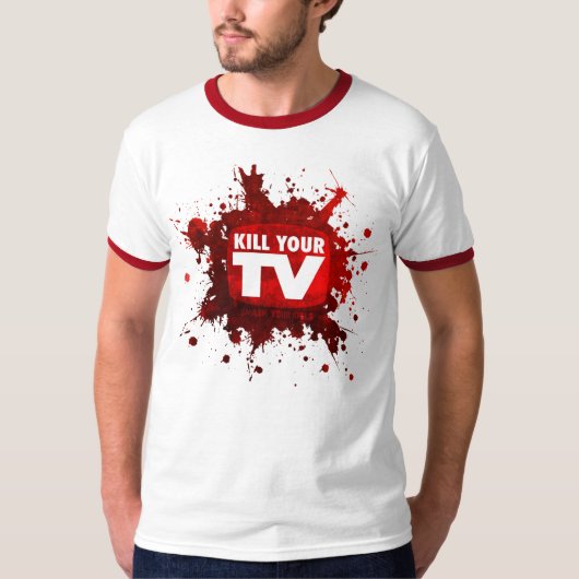 あなたのTVを殺して下さい Tシャツ (正面)