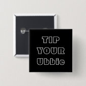 あなたのUbbieをひっくり返して下さい。 必要な毎日のubbie。 ボタン 缶バッジ (正面&裏面)