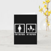 あなたのVsマイガールフレンドボディビルフィットネストレーニング カード (黄色い花)