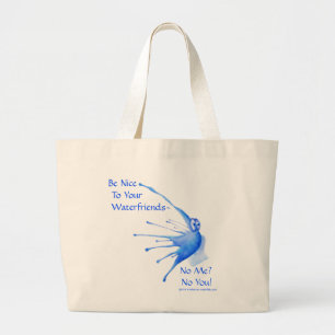 あなたのWaterfriendsにニースがあって下さい: Waterfolkの大きいバッグ ラージトートバッグ