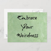 あなたのWeirdnessを包含して下さい ポストカード (正面/裏面)