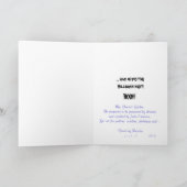 あなたのWindowsを閉めて下さい。 ハロウィンカード カード (内部)