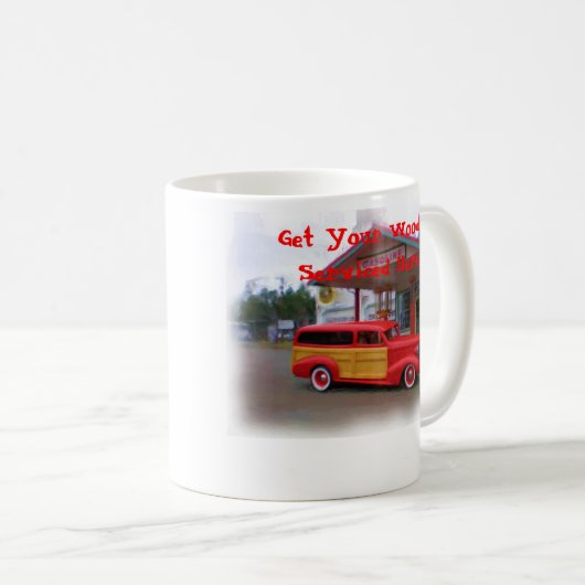 あなたのWoodyをここに整備される得て下さい! コーヒーマグカップ