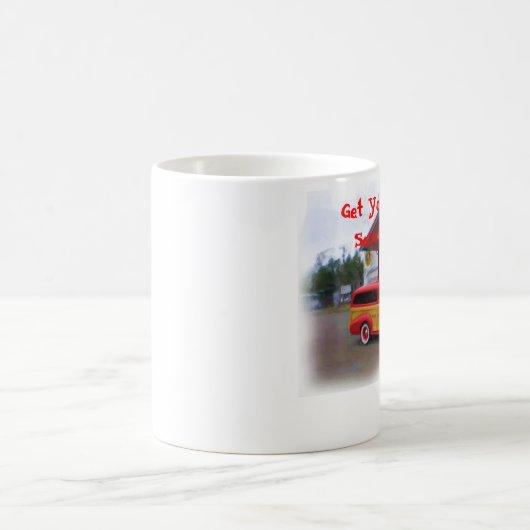 あなたのWoodyをここに整備される得て下さい! コーヒーマグカップ (中央)