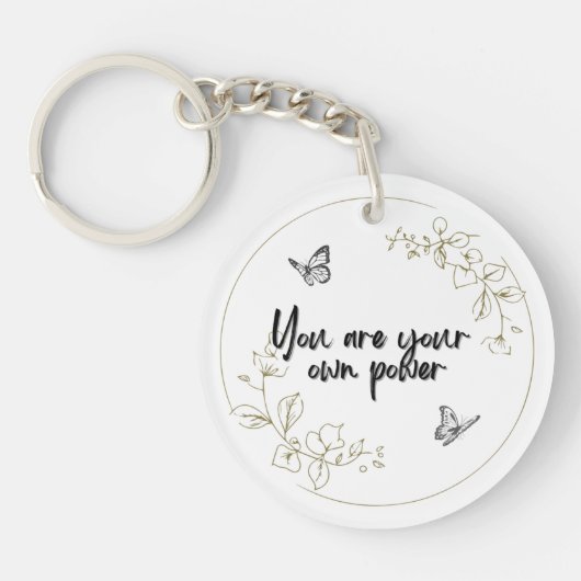 あなたはあなた自身の力 Acrylic Keychain キーホルダー (正面)