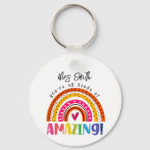 あなたはあらゆる種類の素晴らしい先生ギフト キーホルダー (裏面)