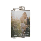 あなたはある種類の甘い日の写真のギフトフラスコ フラスク (右)