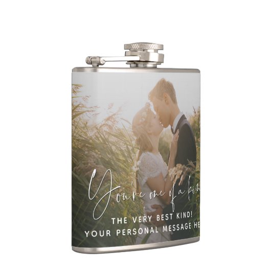 あなたはある種類の甘い日の写真のギフトフラスコ フラスク (右)