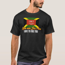 あなたはいい人すぎてクビにしちゃうよ ベーシックなダークTシャツ Tシャツ
