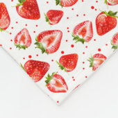 あなたはいちご フリースブランケット (角)