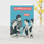 あなたはいつだって若々しいね。 カード (黄色い花)