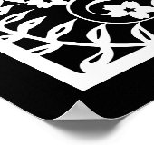 あなたはいつも愛される紙カットスタイルポスター ポスター (角)