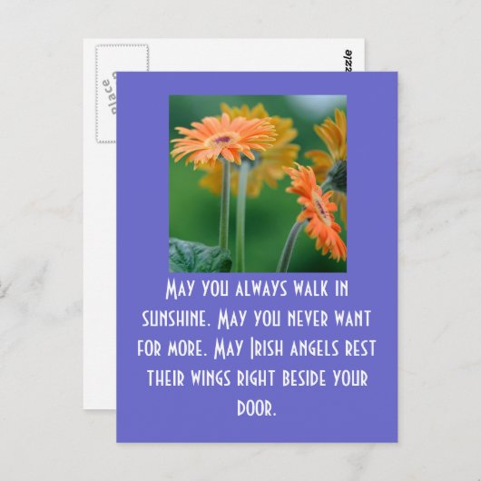 あなたはいつも日光の中を歩いてくれないか。M... ポストカード (正面/裏面)