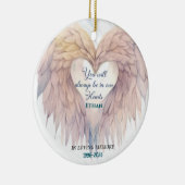 あなたはいつも私たちのハートにいる セラミックオーナメント (右)