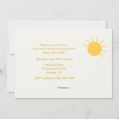 あなたはいつも私のサンシャインフォト招待状 招待状 (裏面)