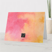 あなたはいつも私のハートで カード (裏面)