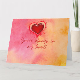 あなたはいつも私のハートで カード