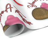 あなたはおごり一杯のストロベリーバレンタインデー ラッピングペーパー (ロールコーナー)