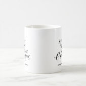 あなたはおじいちゃん筆の手書き入力 コーヒーマグカップ (中央)