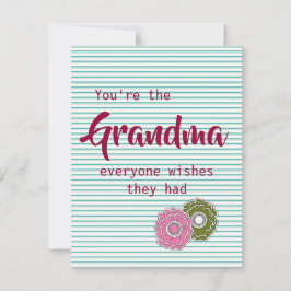 あなたはおばあちゃんは皆が引用文を望む シーズンカード