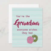 あなたはおばあちゃんは皆が引用文を望む シーズンカード (正面/裏面)