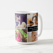 あなたはおばあちゃん最高のラブフォトグリッド付き コーヒーマグカップ (正面右)