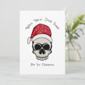 あなたはおもしろいの中で死亡したスカルホリデーカード シーズンカード (スタンド正面)
