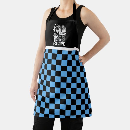 あなたはおもしろいの意見はレシピの一部ではない エプロン (インサイチュ)