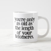 あなたはおもしろいは…の長さと同じのみ ジャンボコーヒーマグカップ (右)