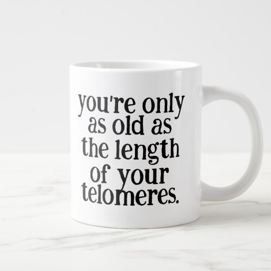 あなたはおもしろいは…の長さと同じのみ ジャンボコーヒーマグカップ (右)