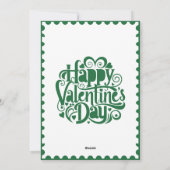 あなたはおもしろいバジルの私のペストバレンタインデー シーズンカード (裏面)