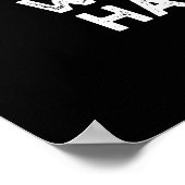 あなたはおもしろいフードパンダークBGを有する時のフライドタイム ポスター (角)