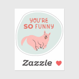 あなたはおもしろい可愛い図解入りの、写真付きのドアクア シール