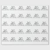 あなたはおもしろい子どもが白人を迎える ラッピングペーパー (フラット)