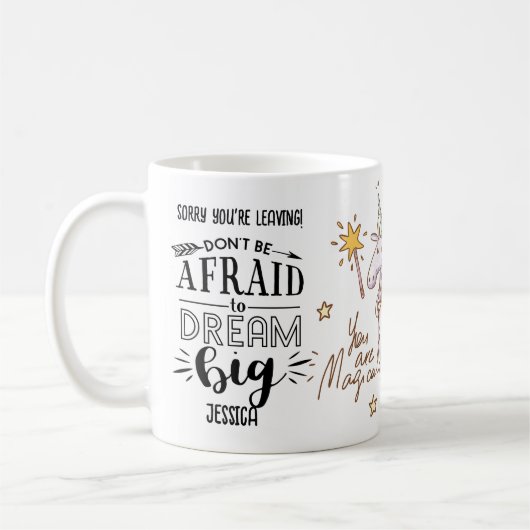 あなたはおもしろい申し訳離れなく同僚ボス コーヒーマグカップ (左)