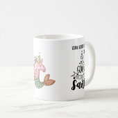 あなたはおもしろい申し訳離れなく同僚ボス コーヒーマグカップ (正面右)