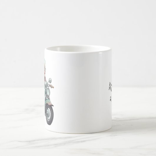 あなたはお前と同感じじおもしろいい年 コーヒーマグカップ (中央)