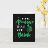 あなたはお前のメンタルヘルス考え性自炎より強い カード (黄色い花)
