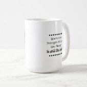 あなたはお前の内運心の強さ コーヒーマグカップ (正面右)
