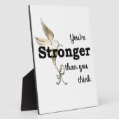 あなたはお前より強考えい フォトプラーク (側面)