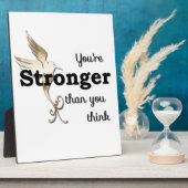 あなたはお前より強考えい フォトプラーク (側面)