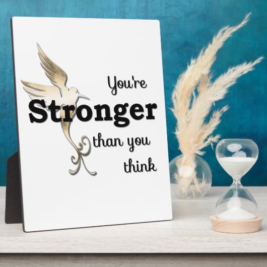 あなたはお前より強考えい フォトプラーク (側面)