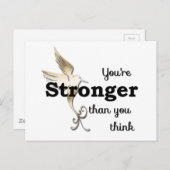 あなたはお前より強考えい ポストカード (正面/裏面)